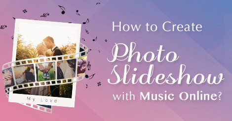 how to make a presentation with photos and music